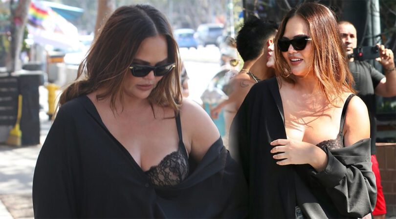 Unbelievable! Chrissy Teigen’s Sheer Bra Reveals All at Beaches Only Club!