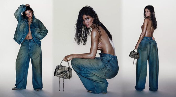 Kylie Jenner Stuns in Topless Glory – Acne Studios Denim’s New Icon!