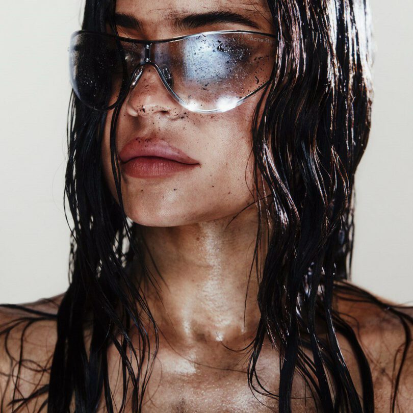 Kylie Jenner Topless Acne Studios Denim