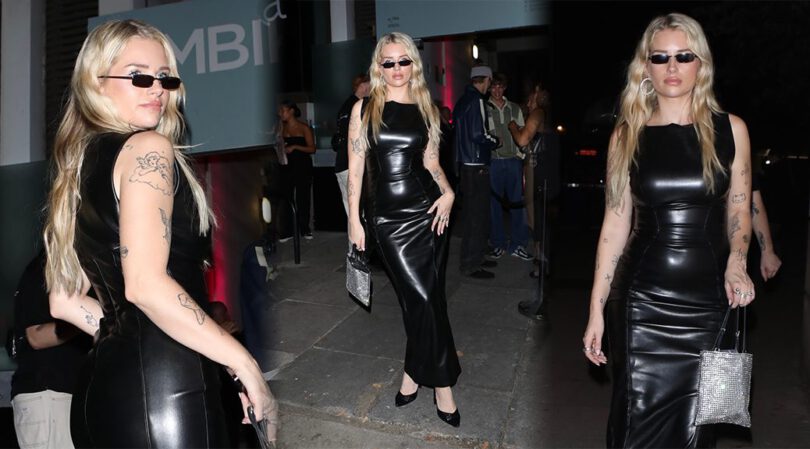 Lottie Moss Flaunts Her Curves in Leather – London’s Sultriest Evening Yet!
