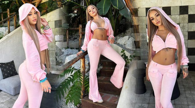 Boobs & Bikinis: Malu Trevejo’s Seductive Pink Bikini Shots!