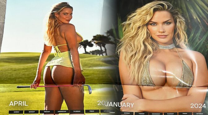 Get Ready to Drool Over Paige Spiranac’s 2024 Calendar – Big Boobs and Perfect Ass Await!