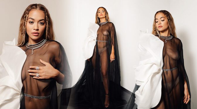 Rita Ora’s Scandalous Photoshoot: Unveiling Her Sheer Dress and Boobs!