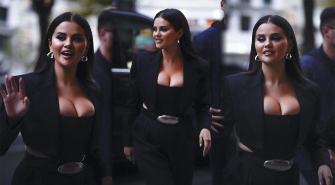 Selena Gomez Unleashes Her Sexy Cleavage in Paris – The Ultimate Boob Show!