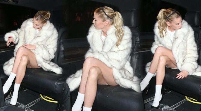 Scandalous Snap: Stella Maxwell’s Near Upskirt Moment Leaves London Aflame!
