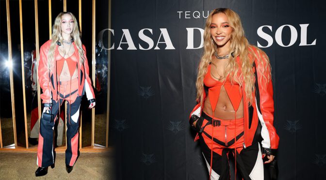Tinashe’s Daring Fashion Choice: Sheer Elegance and Bare Boobs Steal the Spotlight at NYFW Party
