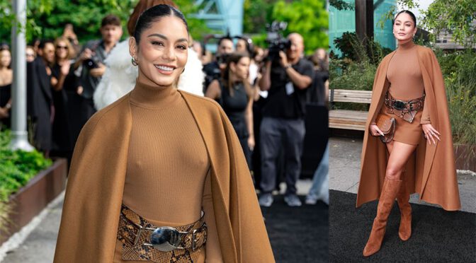 Braless Beauty: Vanessa Hudgens Steals the Spotlight at NY Fashion Show