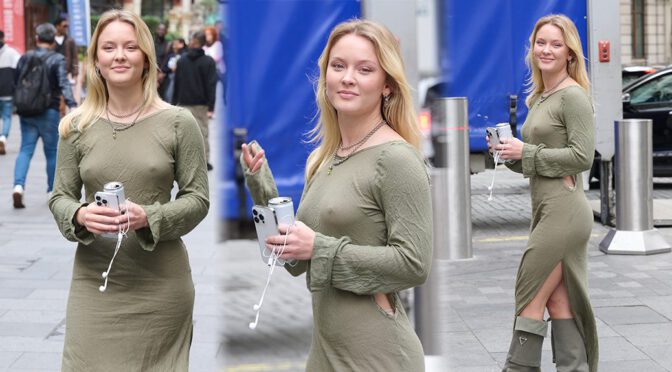 Zara Larsson’s Daring Style: Braless and Bold, Revealing Sexy Pokies!