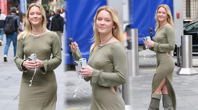Zara Larsson’s Daring Style: Braless and Bold, Revealing Sexy Pokies!
