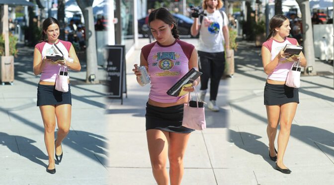 Addison Rae’s Scandalous Braless Outing: The Pokies and Perfect Legs Show!