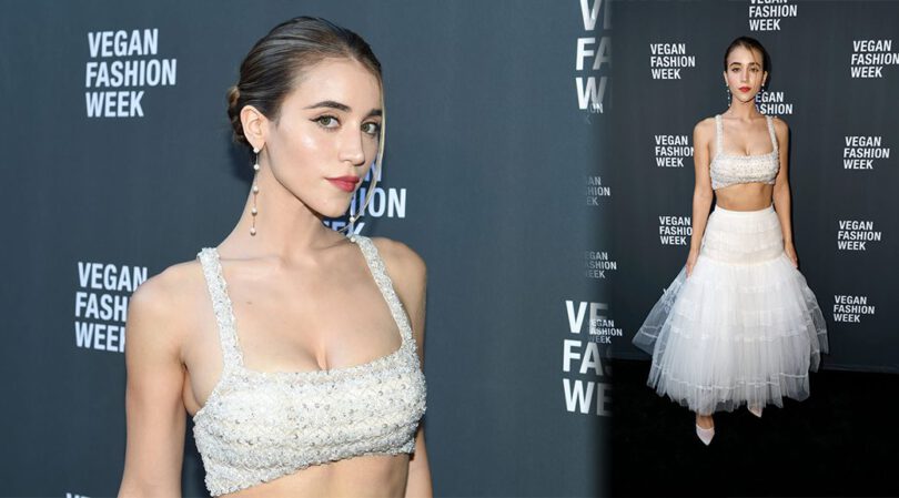 Boobs and Beauty: Caylee Cowan Steals the Show at Vegan Fashion Week!
