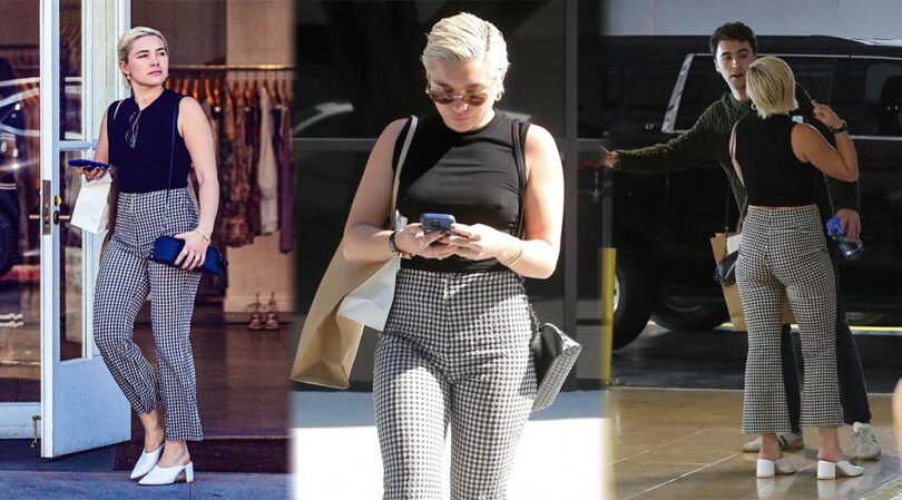 Florence Pugh’s Scintillating Braless Look in Beverly Hills