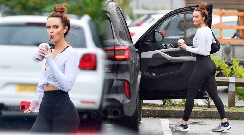 Curvy Queen Jennifer Metcalfe Flaunts Her Big Booty in Sizzling Leggings