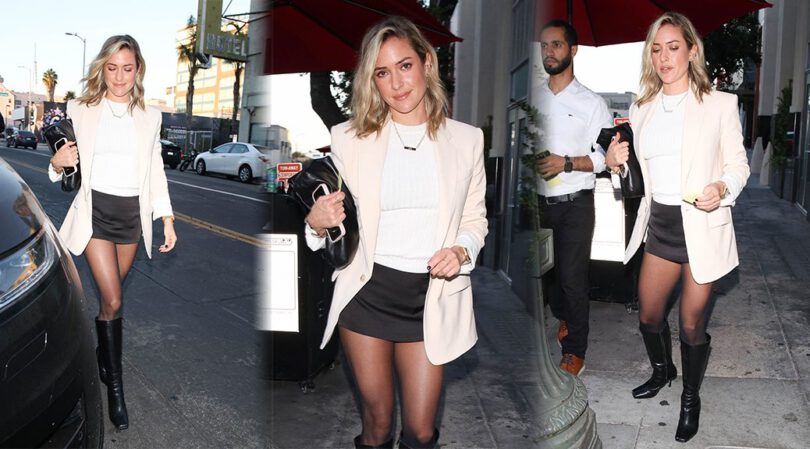 Stockings, Legs, and Mini Skirts: Kristin Cavallari Steals the Spotlight in Hollywood!