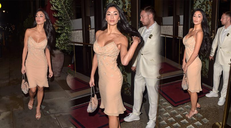 Get Ready to Be Wowed: Nicole Scherzinger’s Low-Cut Gown Reveals Boobs and Cleavage