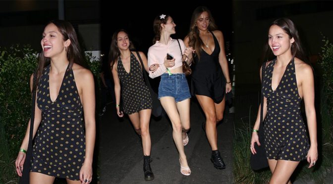 Legs That Stole the Spotlight: Olivia Rodrigo’s Scandalously Sexy Exit from Tate McRae’s Bash