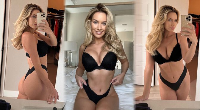 Paige Spiranac’s Sizzling Lingerie Photoshoot: Showcasing Lingerie, Boobs, and Ass!