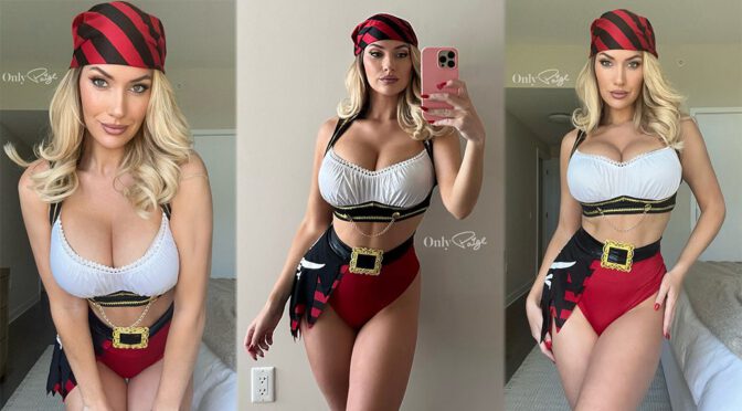 Sexy Pirate Sensation: Paige Spiranac’s Alluring Display of Ass and Boobs