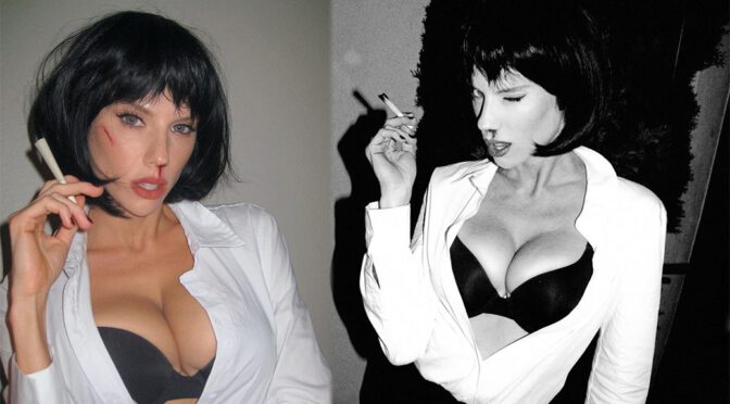 Charlotte McKinney’s Daring Transformation as Mia Wallace: Those Spectacular Breasts Stole the Show!