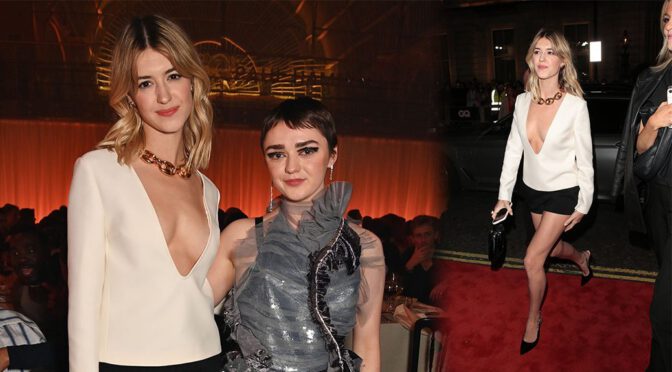 Daisy Edgar Jones Stuns in Risky Low-Cut Blouse, Flaunting Braless Elegance at GQ Men Of The Year Awards 2023