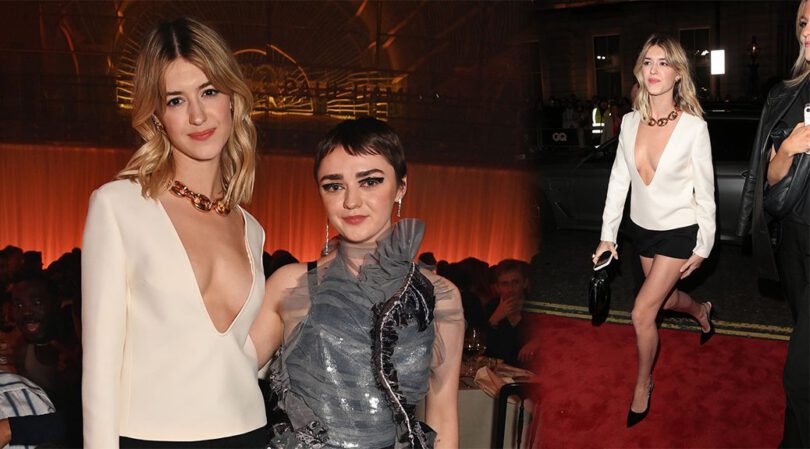 Daisy Edgar Jones Stuns in Risky Low-Cut Blouse, Flaunting Braless Elegance at GQ Men Of The Year Awards 2023