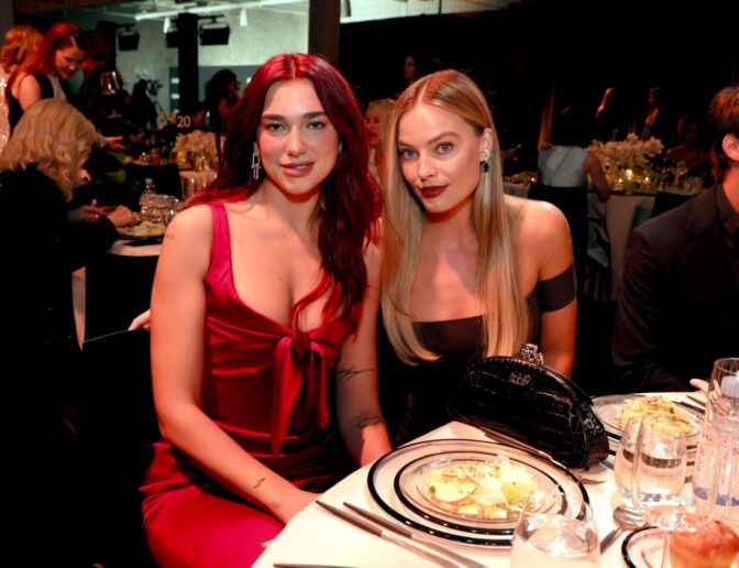 Dua Lipa Red Dress Cleavage Variety Power Of Women