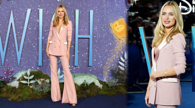 Sizzling Sensation: Kimberly Garner Stuns Braless at ‘Wish’ Premiere in London!