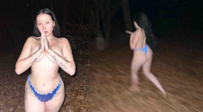 Noah Cyrus Topless In Thong Panties