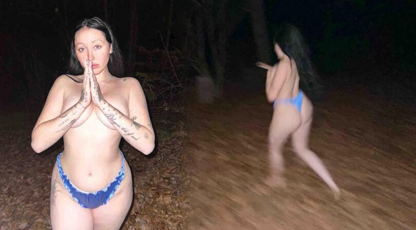 Sensual Wilderness: Noah Cyrus Poses Topless, Teasing with Tiny Panties and Sizzling Assets!