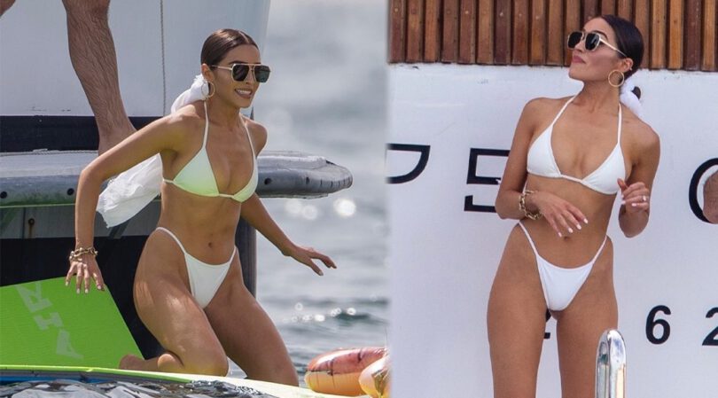 Olivia Culpo Sizzles in White Bikini: Exclusive Photos from Her Bachelorette Yacht Party