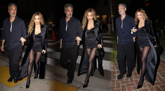 Black Dress, Sexy Stockings: Rita Ora’s Legs Sizzle at DiCaprio’s Party!