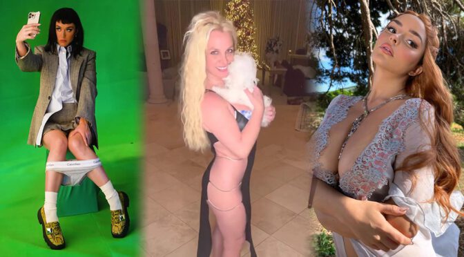 Britney Spears Pantyless and Other Celebrity Girls: The Steamy Social Media Roundup