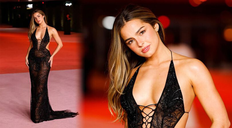Daring Fashion Choices: Addison Rae’s Black Panties & Cleavage Showstopper!