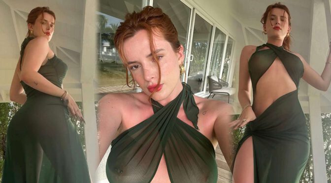 Bella Thorne’s Provocative Photo Shoot: See-Through Seduction and Dazzling Pierced Nipples!