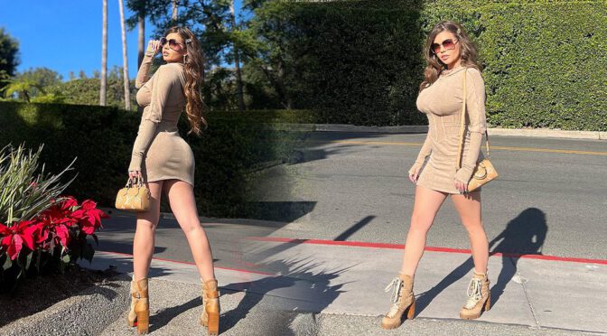 Chic Elegance: Chanel West Coast Flaunts Legs and Curves in Short Dress