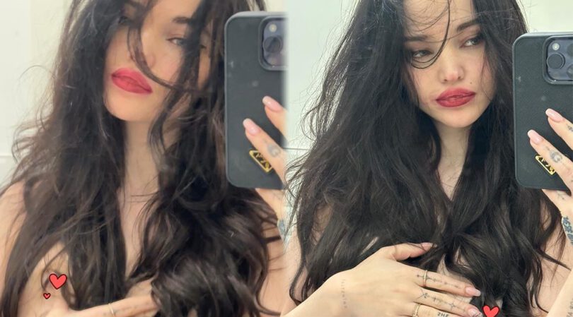 Seductive Selfie Revelation: Dove Cameron’s Topless Allure