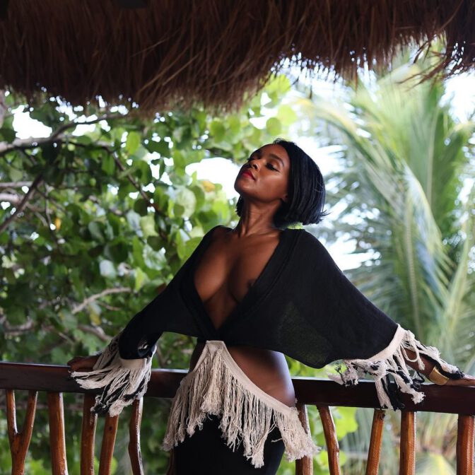 Janelle Monae Sensual Nipslip Photoshoot
