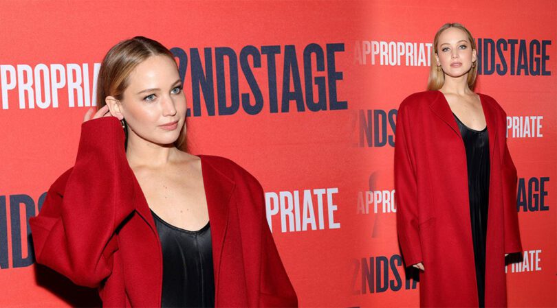 Gorgeous Jennifer Lawrence Graces ‘Appropriate’ Broadway Premiere in NYC