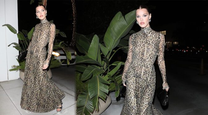 Joy Corrigan in a Jaw-Dropping Body-Fit Dress at Art Basel