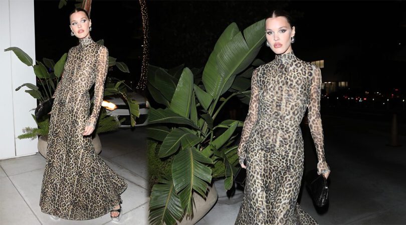 Joy Corrigan in a Jaw-Dropping Body-Fit Dress at Art Basel
