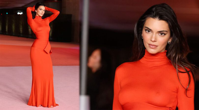 Kendall Jenner’s Braless Bombshell: Red Hot Nipples Steal the Show!