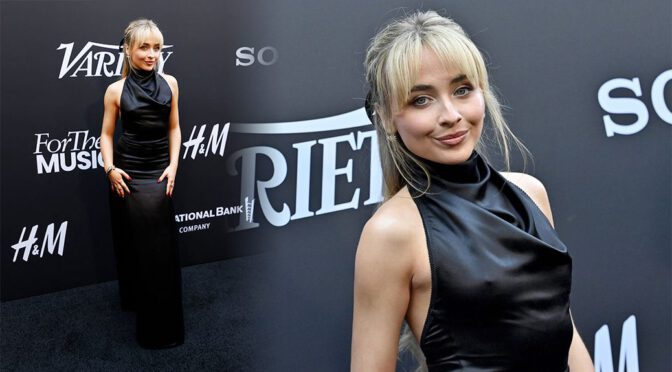 Sabrina Carpenter’s Bold Fashion Statement: Braless Elegance at Variety’s Hitmakers Brunch