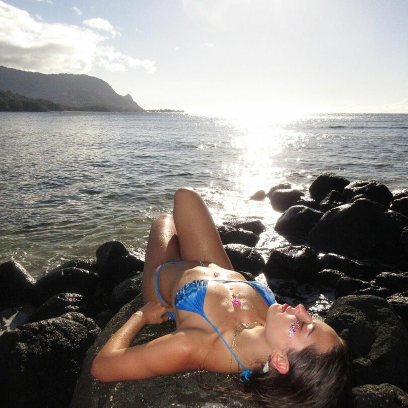 Addison Rae Stunning In Tiny Bikini