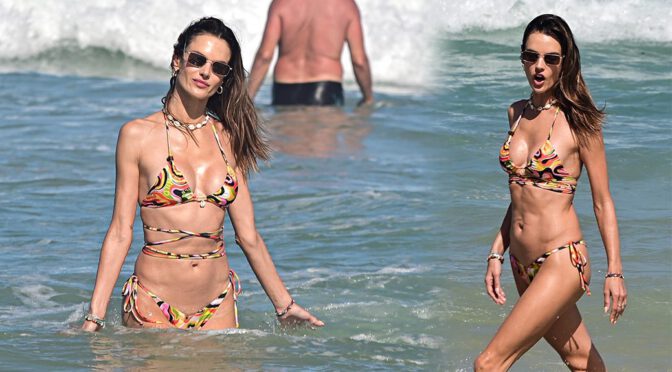 Bikini Bombshell: Alessandra Ambrosio’s Scorching Paparazzi Moments!