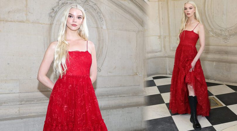 Anya Taylor-Joy’s Dazzling Red Carpet Reign: Mesmerizing Moments at Dior SS 2024 Show!
