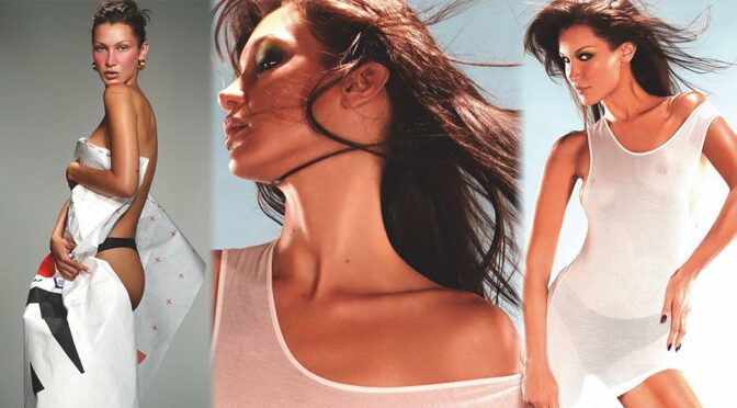 Beyond Bold: Bella Hadid’s Nipple-Baring Extravaganza Rocks Perfect Magazine’s SS 2024 Issue!