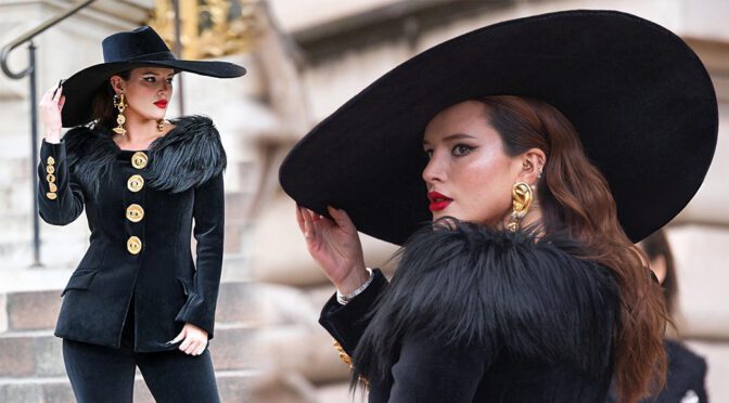 Sensational Style Alert: Bella Thorne’s Dazzling Paris Fashion Week Appearance!