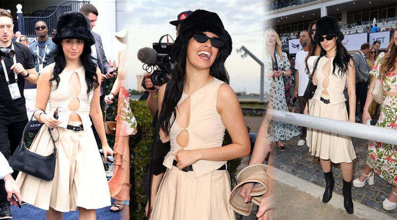 Camila Cabello’s Braless Stunner at the 2024 Pegasus World Cup