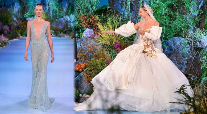 Candice Swanepoel’s Dazzling Catwalk Stunner at Celia Kritharioti Couture SS 2024