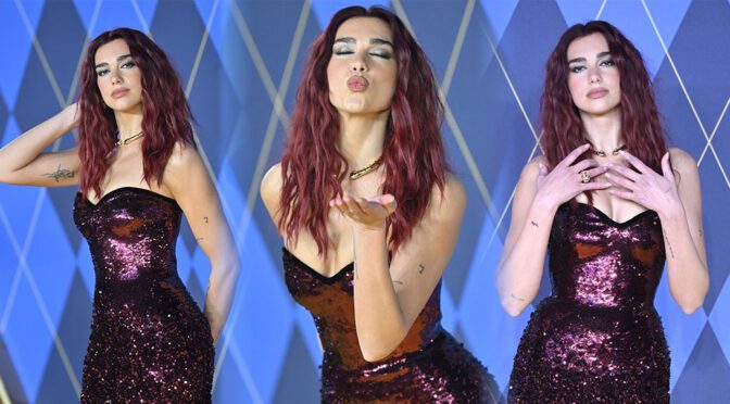 Dua Lipa’s Cleavage Shines Bright at “Argylle” World Premiere!